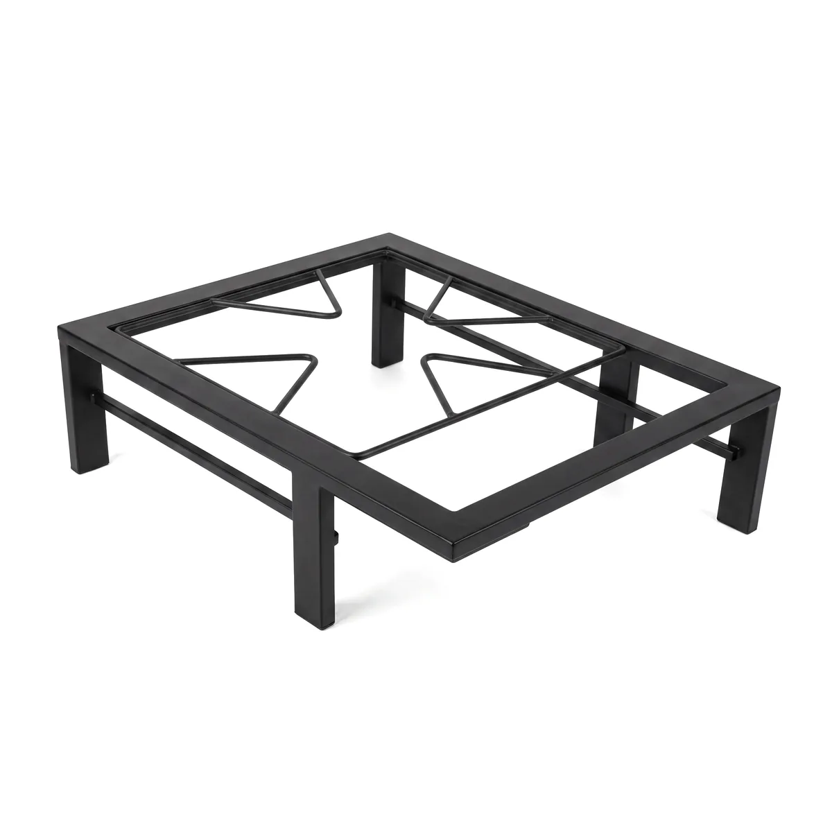 Iron hot plate stand